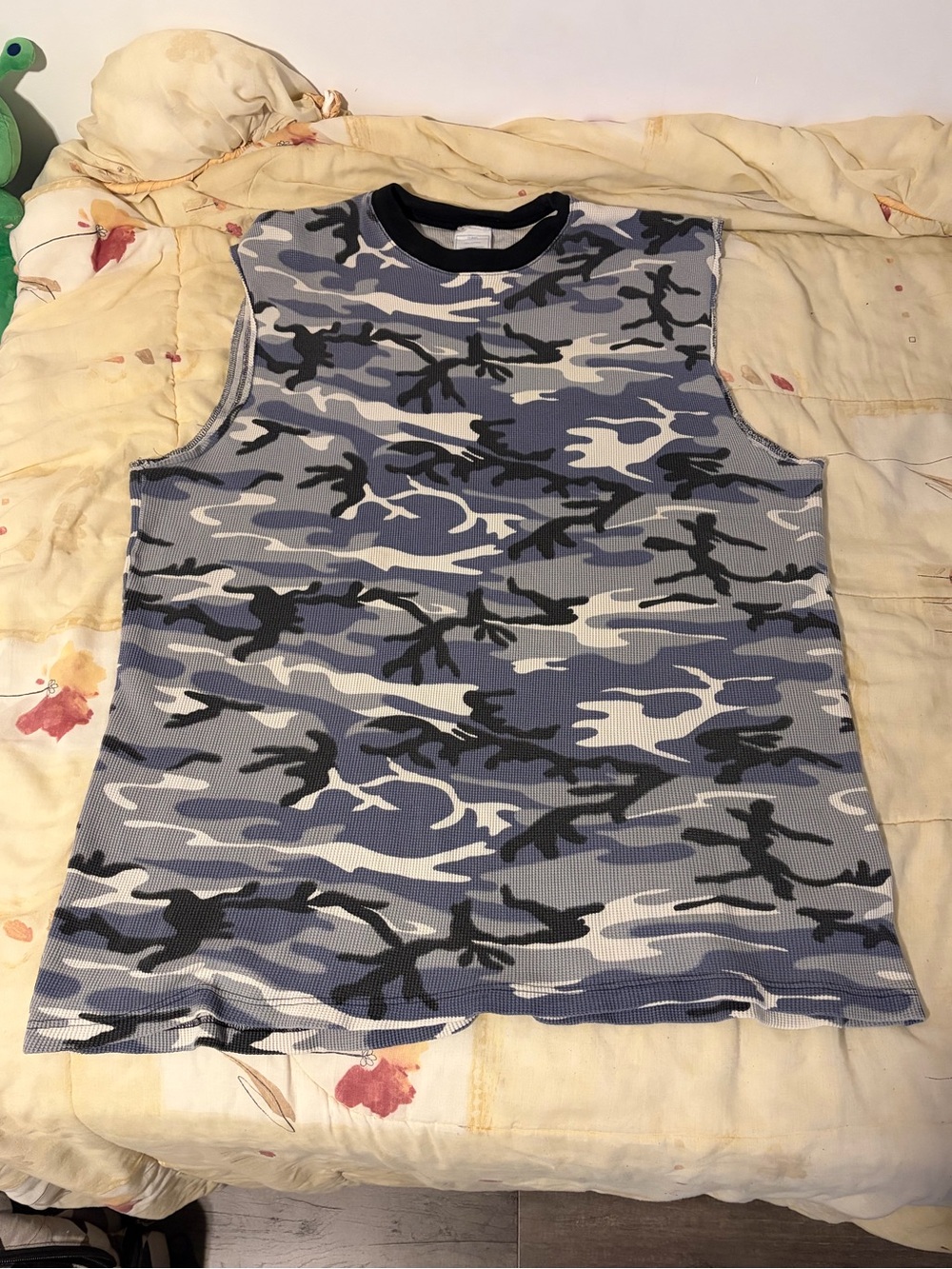 Blue Camo Tank Top Sleeveless (5XL)